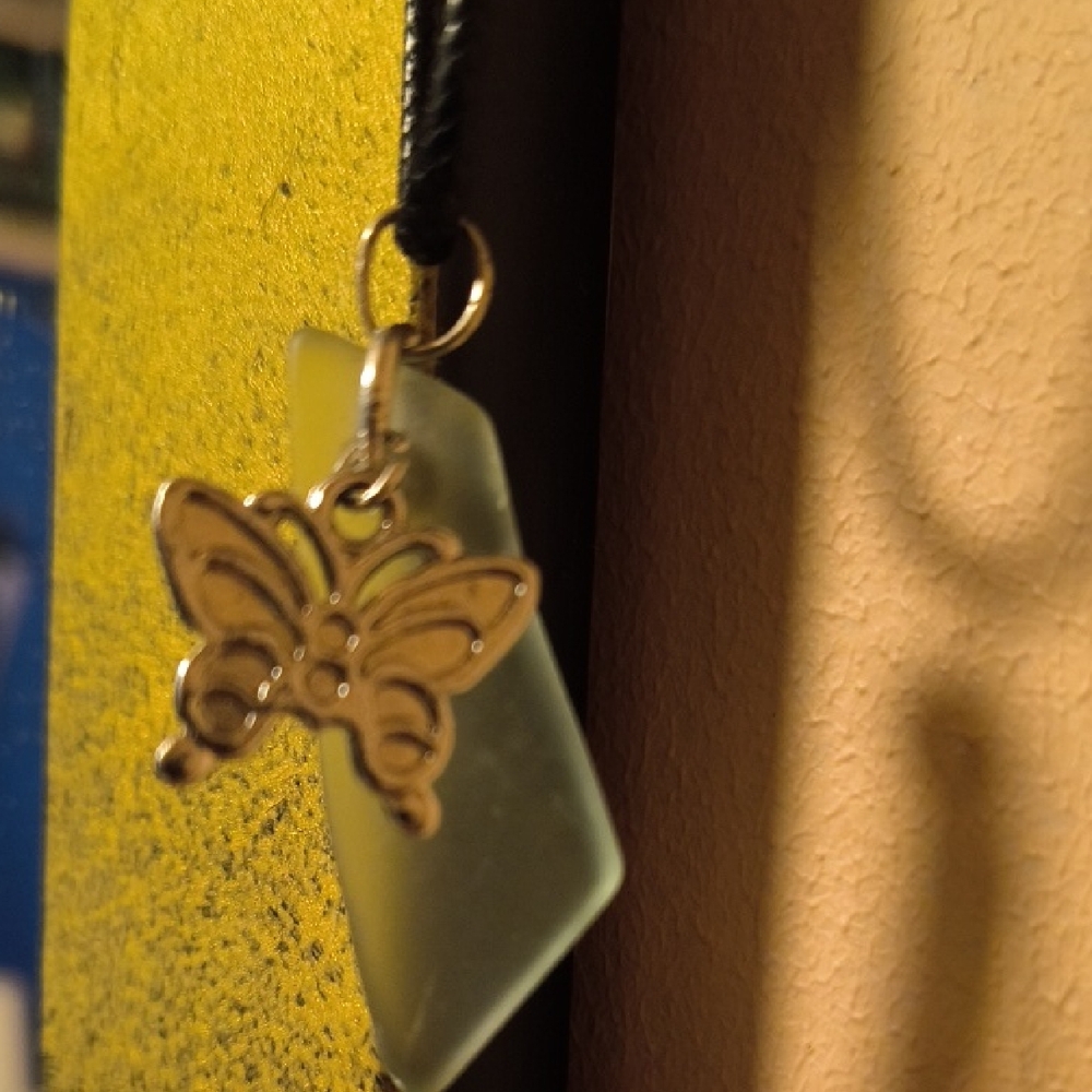 Silver Butterfly Pendant Necklace